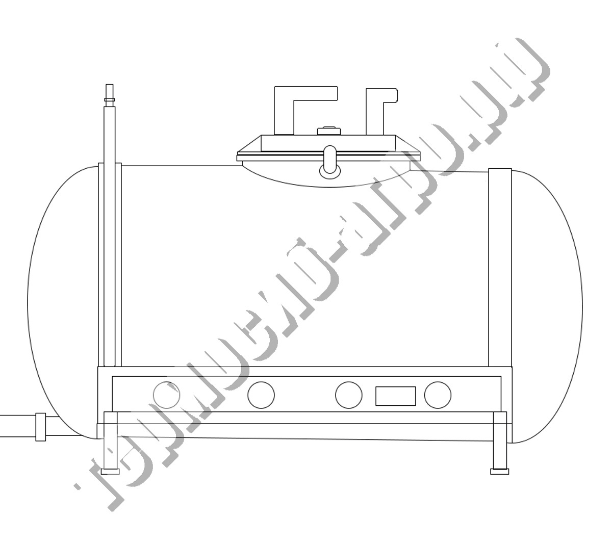 Цистерна молочная ДФ 06.000Б